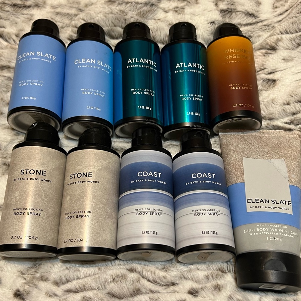 NWT Mens Bath and Body works bundle.